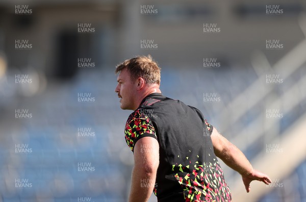 100726 - Wales Rugby Captains Run ahead of their game against Argentina in San Juan tomorrow - Dewi Lake during training