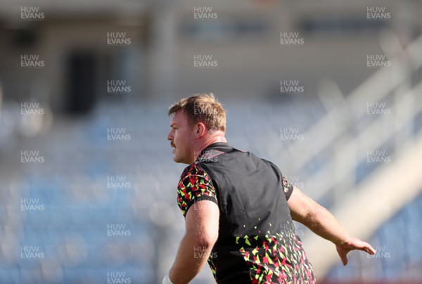 100726 - Wales Rugby Captains Run ahead of their game against Argentina in San Juan tomorrow - Dewi Lake during training