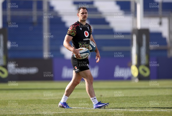 100726 - Wales Rugby Captains Run ahead of their game against Argentina in San Juan tomorrow - Tomos Williams during training