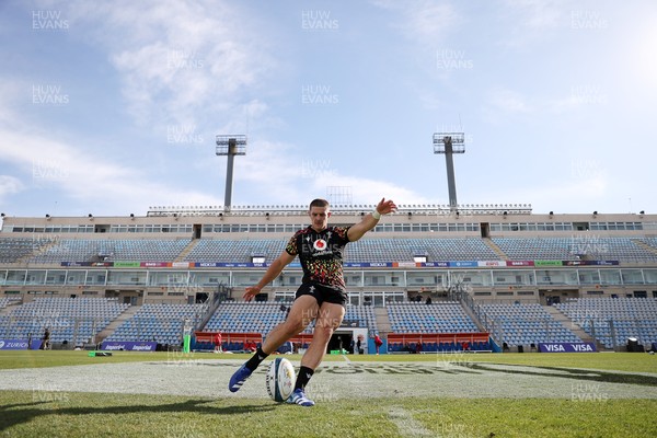 100726 - Wales Rugby Captains Run ahead of their game against Argentina in San Juan tomorrow - Joe Hawkins during training