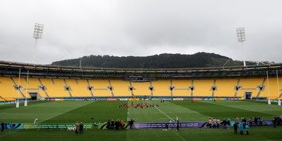 10.09.11 - Wales Rugby Captains Run - Wales players during training at Westpac Stadium, Wellington. 