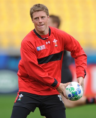 10.09.11 - Wales Rugby Captains Run - Rhys Priestland during training. 