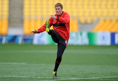10.09.11 - Wales Rugby Captains Run - Rhys Priestland during training. 