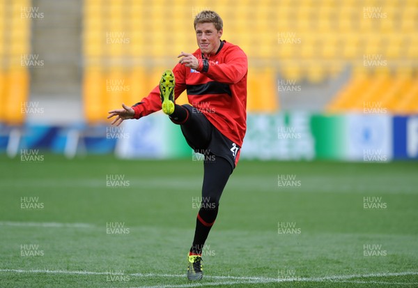 10.09.11 - Wales Rugby Captains Run - Rhys Priestland during training. 