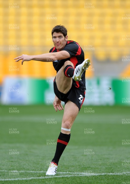 10.09.11 - Wales Rugby Captains Run - James Hook during training. 