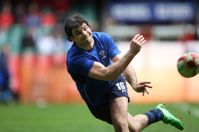 11.03.11 - Wales Captains Run -  Mike Phillips during training session 