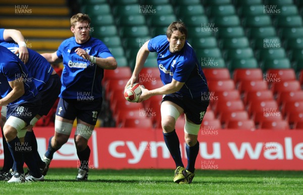 11.03.11 - Wales Rugby Training - Ryan Jones during training. 