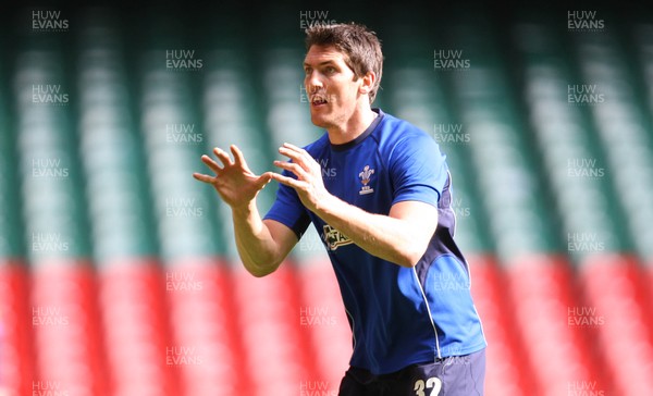 11.03.11 - Wales Captains Run -  James Hook during training session 