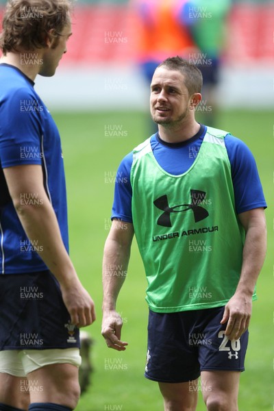 11.03.11 - Wales Captains Run -  Shane Williams during training session 