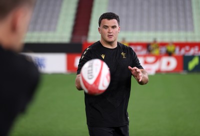 110725 - Wales Rugby Captains Run the day beofre their final tour match against Japan - Chris Coleman during training