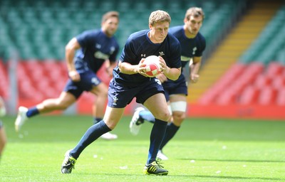 12.08.11 - Wales Rugby Captains Run - Rhys Priestland during training. 
