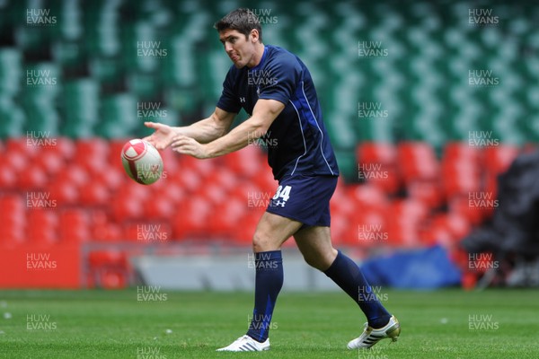 12.08.11 - Wales Rugby Captains Run - James Hook during training. 
