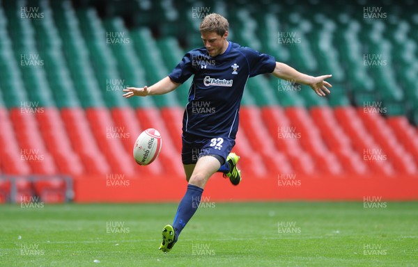 12.08.11 - Wales Rugby Captains Run - Rhys Priestland during training. 