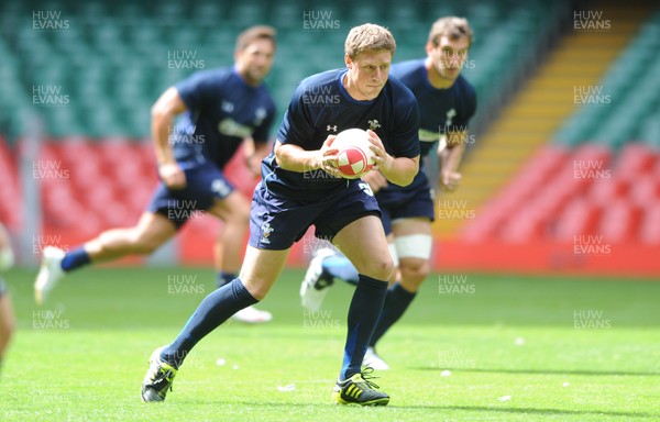 12.08.11 - Wales Rugby Captains Run - Rhys Priestland during training. 