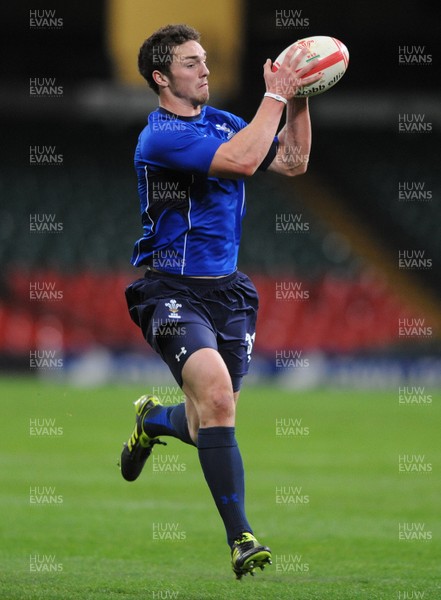 12.11.10 - Wales Rugby Training - George North during training. 