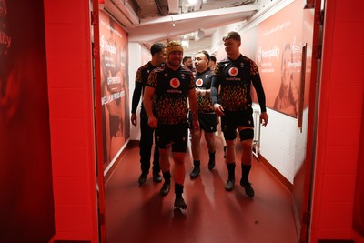 130326 - Wales Rugby Captains Run ahead of their last Six Nations game against Italy - Harri Deaves and Alex Mann