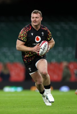 130326 - Wales Rugby Captains Run ahead of their last Six Nations game against Italy - Dewi Lake during training