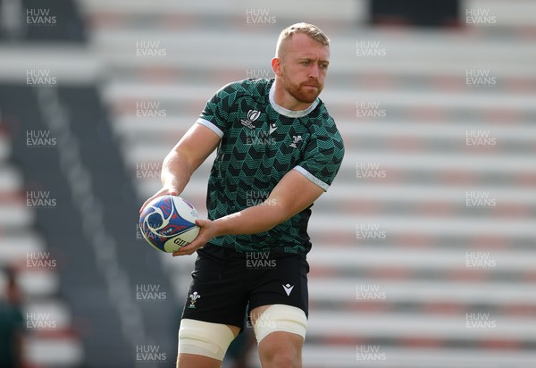 131023 - Wales Rugby Captains Run ahead of their Quarter Final match against Argentina - Tommy Reffell during training