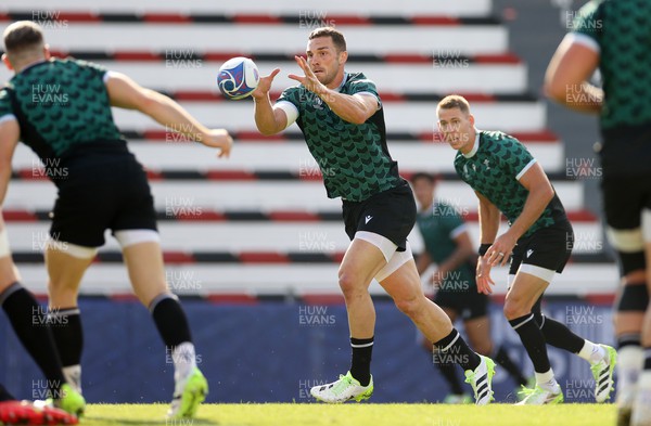 131023 - Wales Rugby Captains Run ahead of their Quarter Final match against Argentina - George North during training