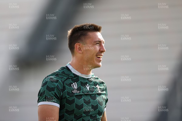 131023 - Wales Rugby Captains Run ahead of their Quarter Final match against Argentina - Josh Adams during training