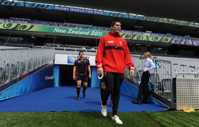 14.10.11 - Wales Rugby Captains Run - James Hook during training at Eden Park, Auckland. 