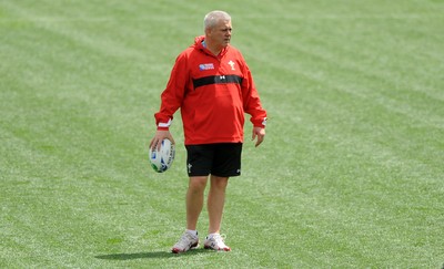 14.10.11 - Wales Rugby Captains Run - Wales head coach Warren Gatland during training. 