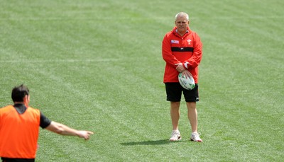 14.10.11 - Wales Rugby Captains Run - Wales head coach Warren Gatland during training. 