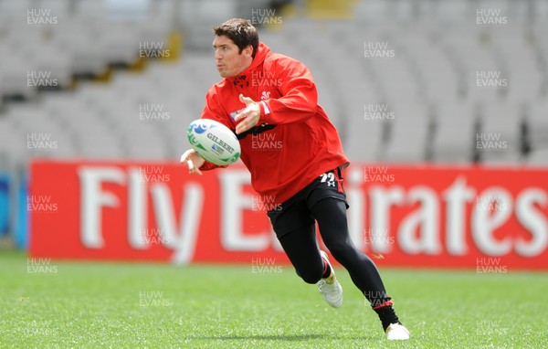 14.10.11 - Wales Rugby Captains Run - James Hook during training. 