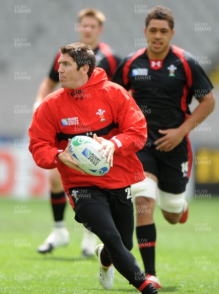 14.10.11 - Wales Rugby Captains Run - James Hook during training. 