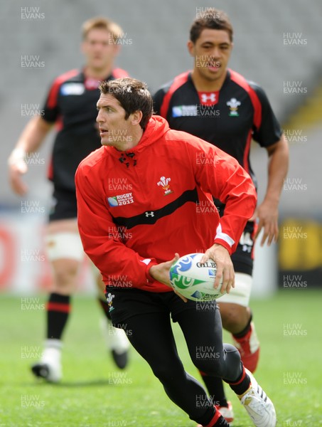 14.10.11 - Wales Rugby Captains Run - James Hook during training. 