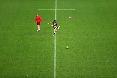 141125 - Wales Rugby Captains Run ahead of their game against Japan - Dan Edwards during training