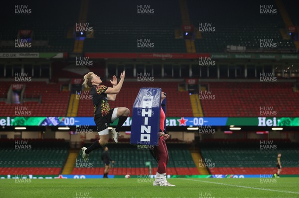141125 - Wales Rugby Captains Run ahead of their game against Japan - Blair Murray during training