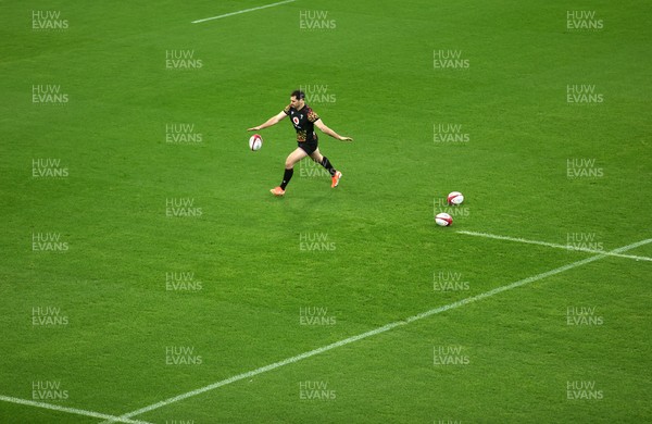 141125 - Wales Rugby Captains Run ahead of their game against Japan - Tomos Williams during training