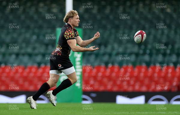141125 - Wales Rugby Captains Run ahead of their game against Japan - Blair Murray during training