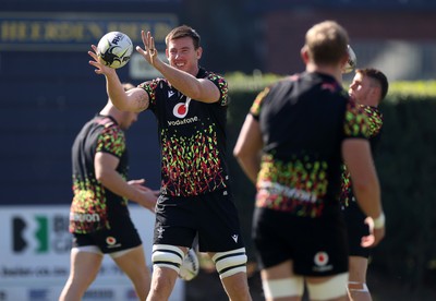 170726 - Wales Rugby Captains Run in Durban ahead of their Nations Championship game against South Africa tomorrow - Adam Beard during training