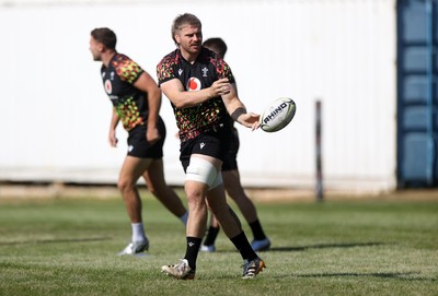 170726 - Wales Rugby Captains Run in Durban ahead of their Nations Championship game against South Africa tomorrow - Aaron Wainwright during training
