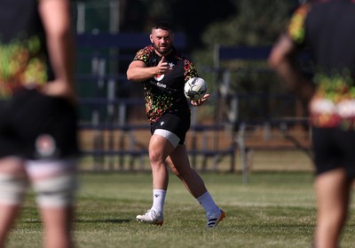 170726 - Wales Rugby Captains Run in Durban ahead of their Nations Championship game against South Africa tomorrow - Gareth Thomas during training
