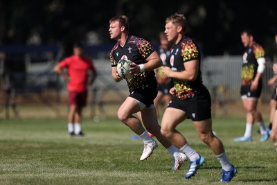 170726 - Wales Rugby Captains Run in Durban ahead of their Nations Championship game against South Africa tomorrow - Dewi Lake during training