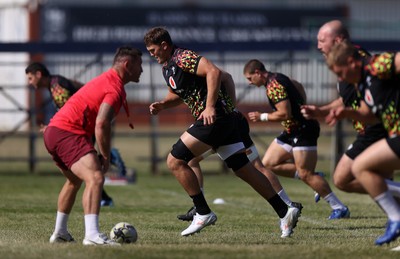 170726 - Wales Rugby Captains Run in Durban ahead of their Nations Championship game against South Africa tomorrow - Freddie Thomas during training