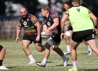 170726 - Wales Rugby Captains Run in Durban ahead of their Nations Championship game against South Africa tomorrow - Jac Morgan during training