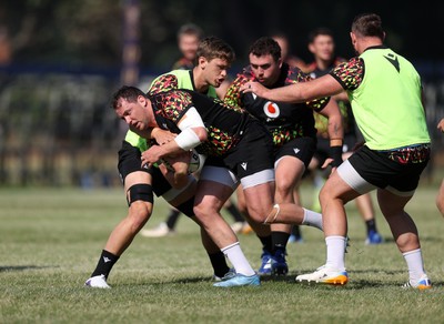 170726 - Wales Rugby Captains Run in Durban ahead of their Nations Championship game against South Africa tomorrow - Ryan Elias during training