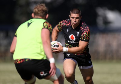 170726 - Wales Rugby Captains Run in Durban ahead of their Nations Championship game against South Africa tomorrow - Joe Hawkins during training