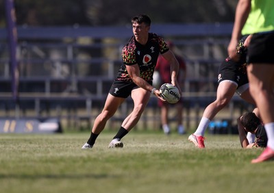 170726 - Wales Rugby Captains Run in Durban ahead of their Nations Championship game against South Africa tomorrow - Reuben Morgan-Williams during training