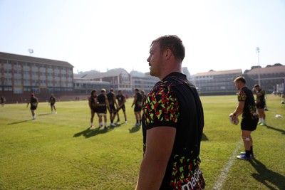 170726 - Wales Rugby Captains Run in Durban ahead of their Nations Championship game against South Africa tomorrow - Dewi Lake during training