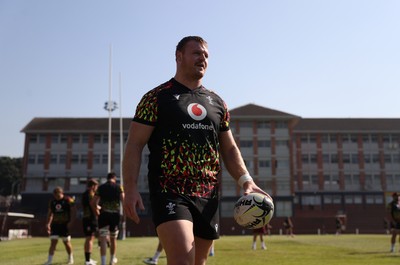 170726 - Wales Rugby Captains Run in Durban ahead of their Nations Championship game against South Africa tomorrow - Dewi Lake during training