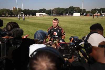 170726 - Wales Rugby Captains Run in Durban ahead of their Nations Championship game against South Africa tomorrow - Dewi Lake speaks to the media