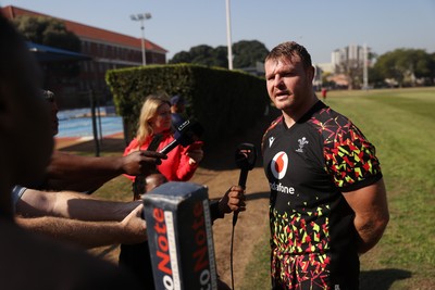 170726 - Wales Rugby Captains Run in Durban ahead of their Nations Championship game against South Africa tomorrow - Dewi Lake speaks to the media