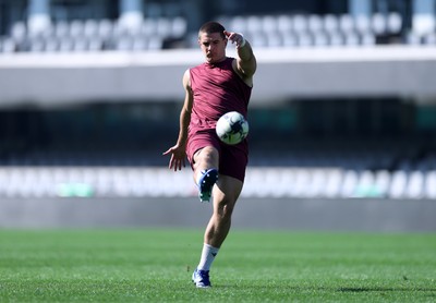 170726 - Wales Rugby Captains Run in Durban ahead of their Nations Championship game against South Africa tomorrow - Joe Hawkins during training