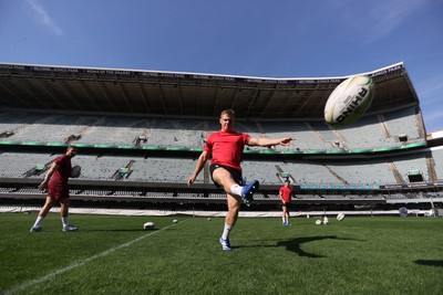 170726 - Wales Rugby Captains Run in Durban ahead of their Nations Championship game against South Africa tomorrow - Sam Costelow during training