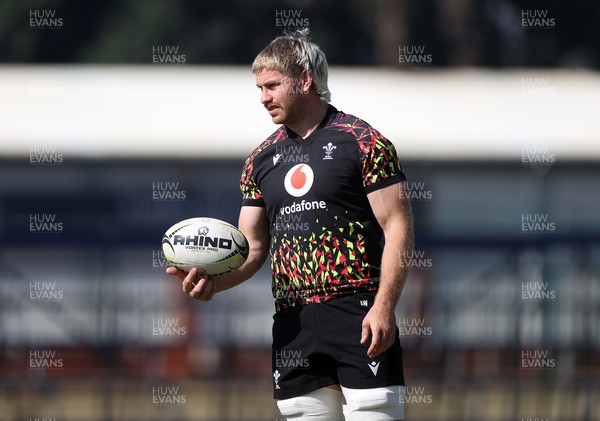 170726 - Wales Rugby Captains Run in Durban ahead of their Nations Championship game against South Africa tomorrow - Aaron Wainwright during training